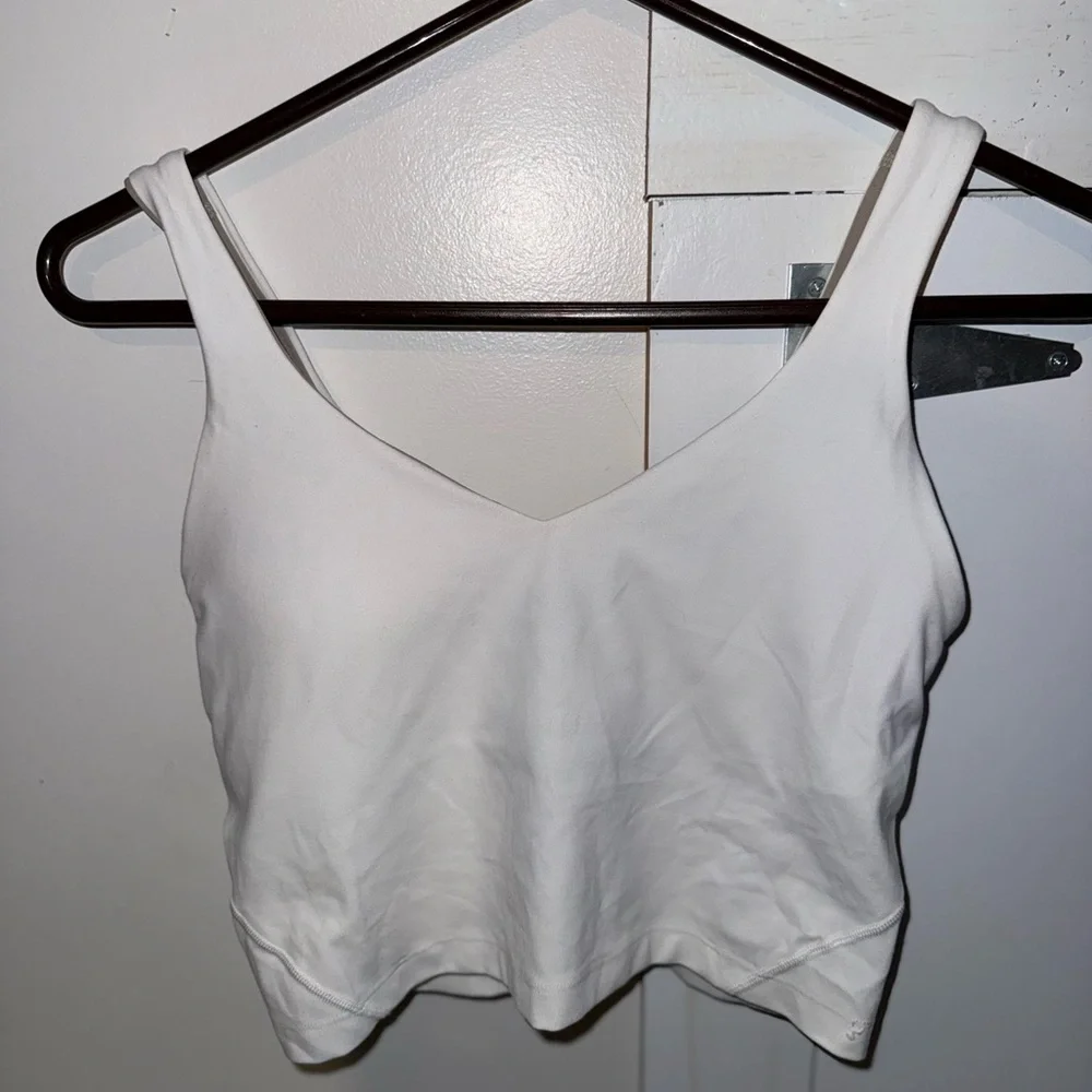 Lululemon Athletic White & Tan Top, Red Top Bundle - Picture 2 of 7